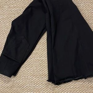 Black show me your mummy flare jeans